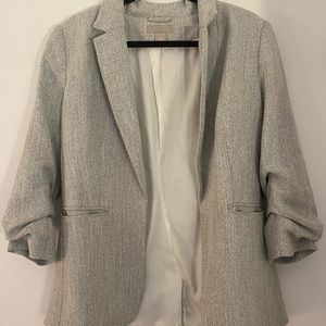 H&M Blazer, Gray Tweed